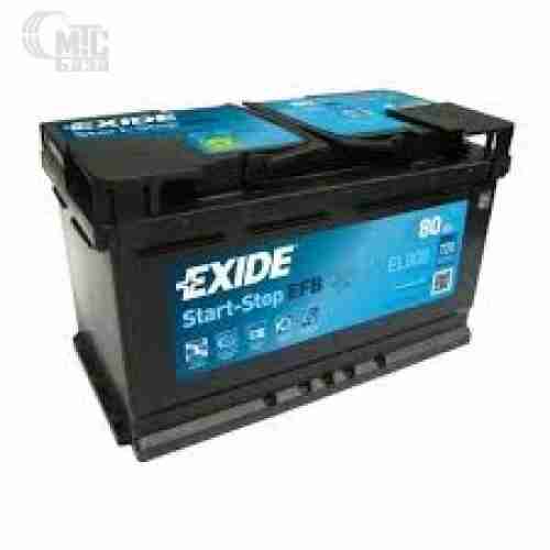 Аккумулятор Exide Start-Stop EFB 6CT-80 R [EL800] EN800 А 315x175x190мм